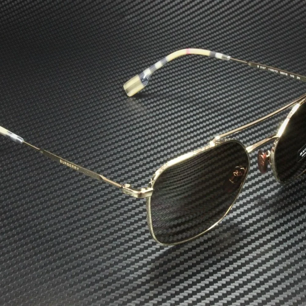 Burberry Golden Brown 56mm Sunglasses
